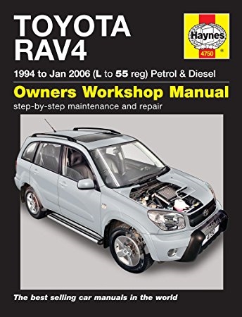 Haynes Manual - Toyota Rav4 Diesel (D4D) & Benzin årg. 94-05 